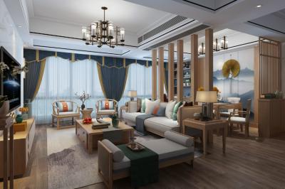 新中式风格-客厅